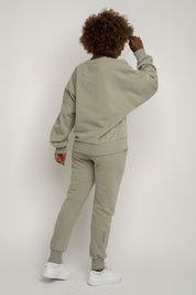 BLUZA TYPU CREWNECK JASNOBRĄZOWA - OZARK