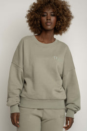 BLUZA TYPU CREWNECK OLIWKOWA - OZARK