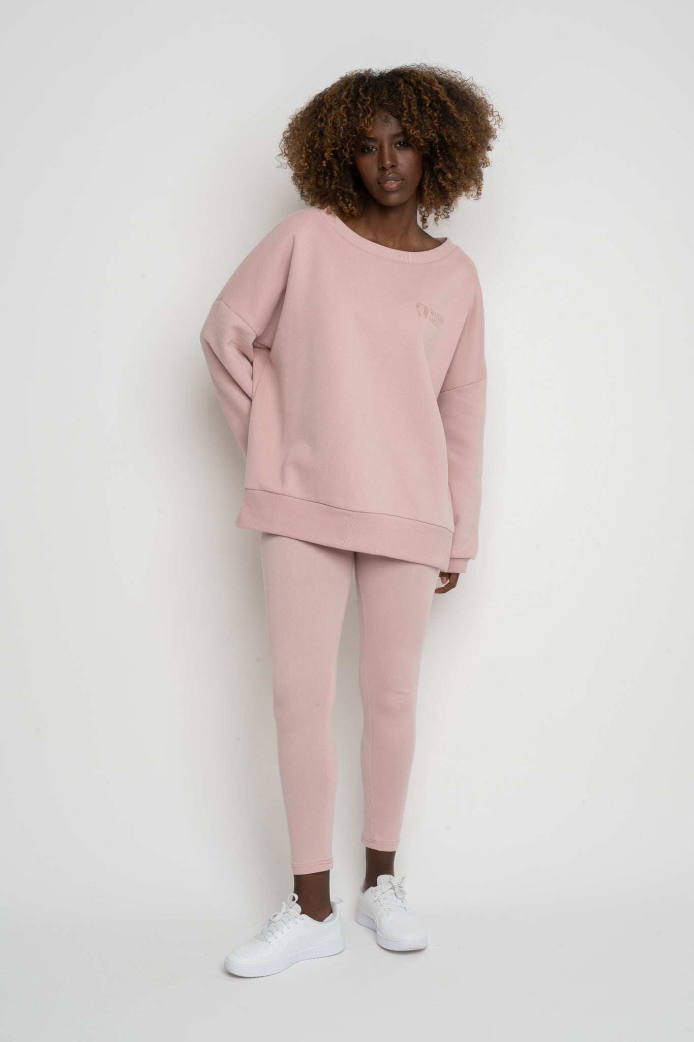 BLUZA OVERSIZE Z SZEROKIM DEKOLTEM JANORÓŻOWA  - MULL