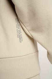 BLUZA TYPU CREWNECK JASNOBEŻOWA - OZARK