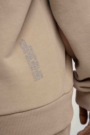 LIGHT BROWN HOODIE - MOHELI RECYCLED