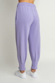 PURPLE TAPERED SWEATPANTS - ANACAPA