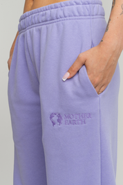 PURPLE TAPERED SWEATPANTS - ANACAPA