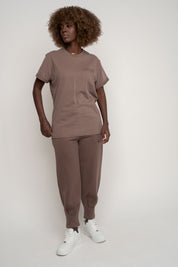WOMEN'S T-SHIRT CAPPUCCINO - TULUM