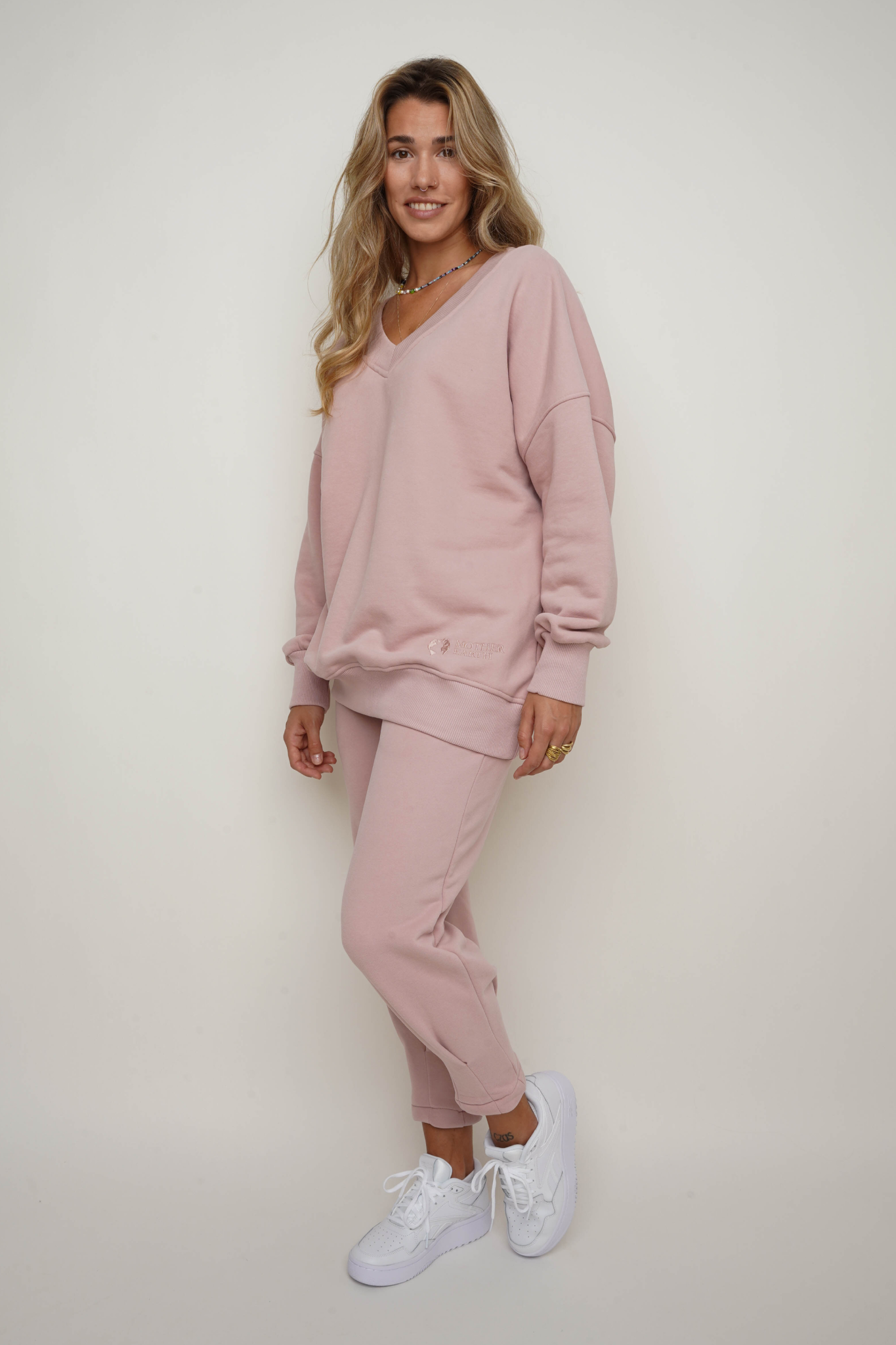 CLASSIC LIGHT PINK TRACKSUIT SET - MABEL