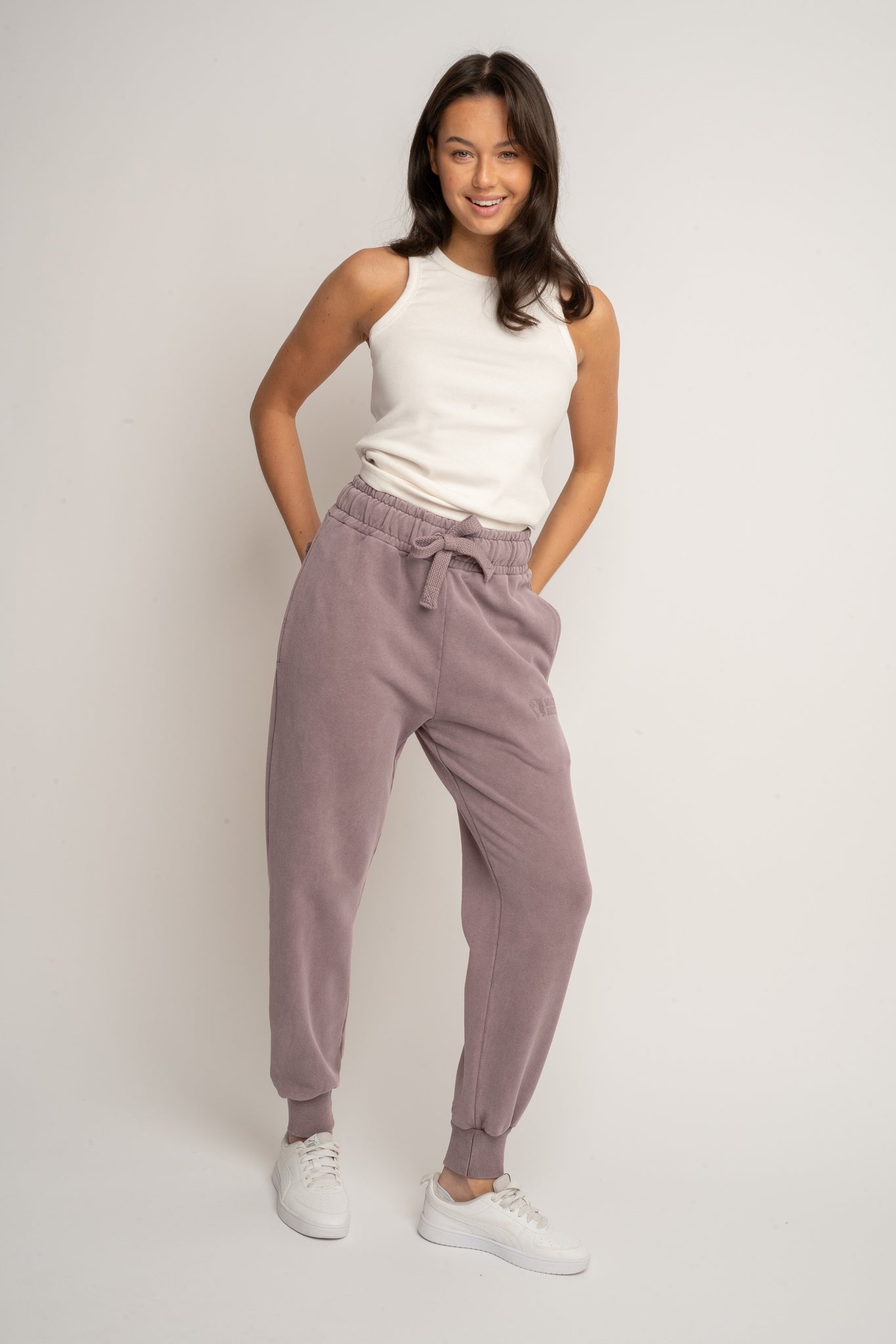 WASHED SWEATPANTS HEATHER - ODENSE