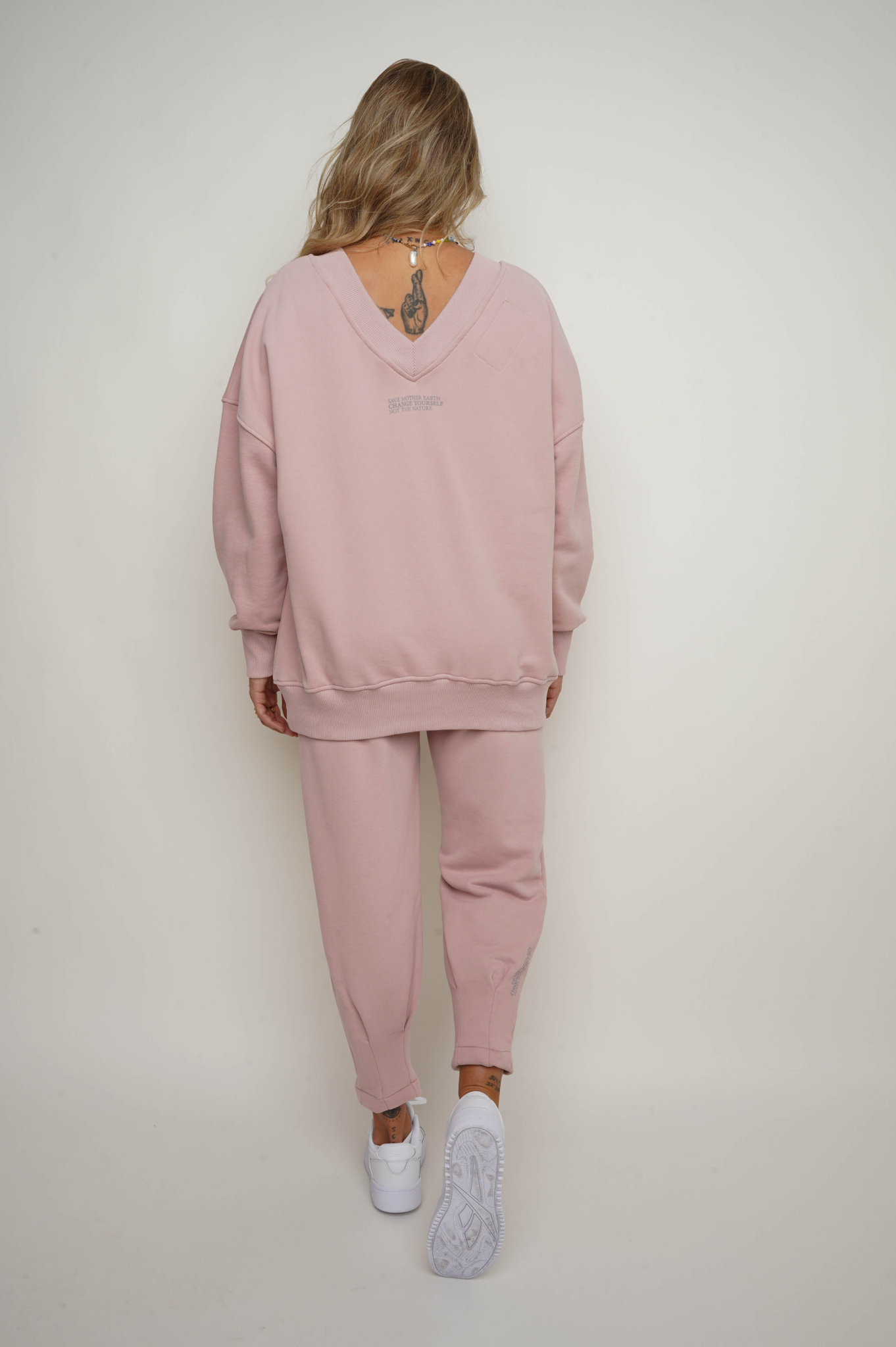 CLASSIC LIGHT PINK TRACKSUIT SET - MABEL