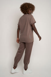 WOMEN'S T-SHIRT CAPPUCCINO - TULUM