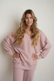 CLASSIC LIGHT PINK TRACKSUIT SET - MABEL