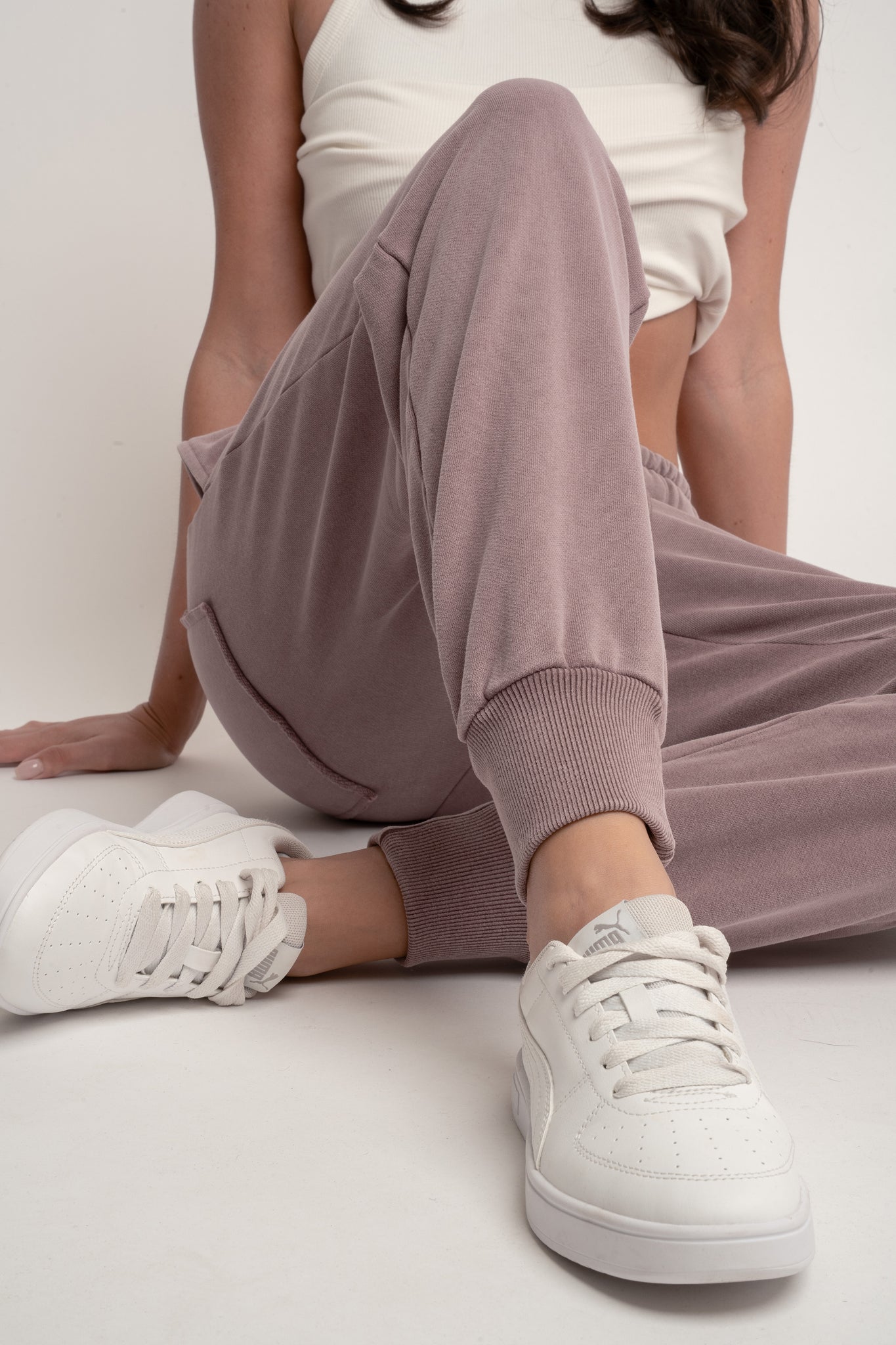 WASHED SWEATPANTS HEATHER - ODENSE