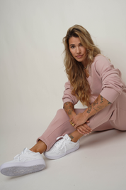 CLASSIC LIGHT PINK TRACKSUIT SET - MABEL