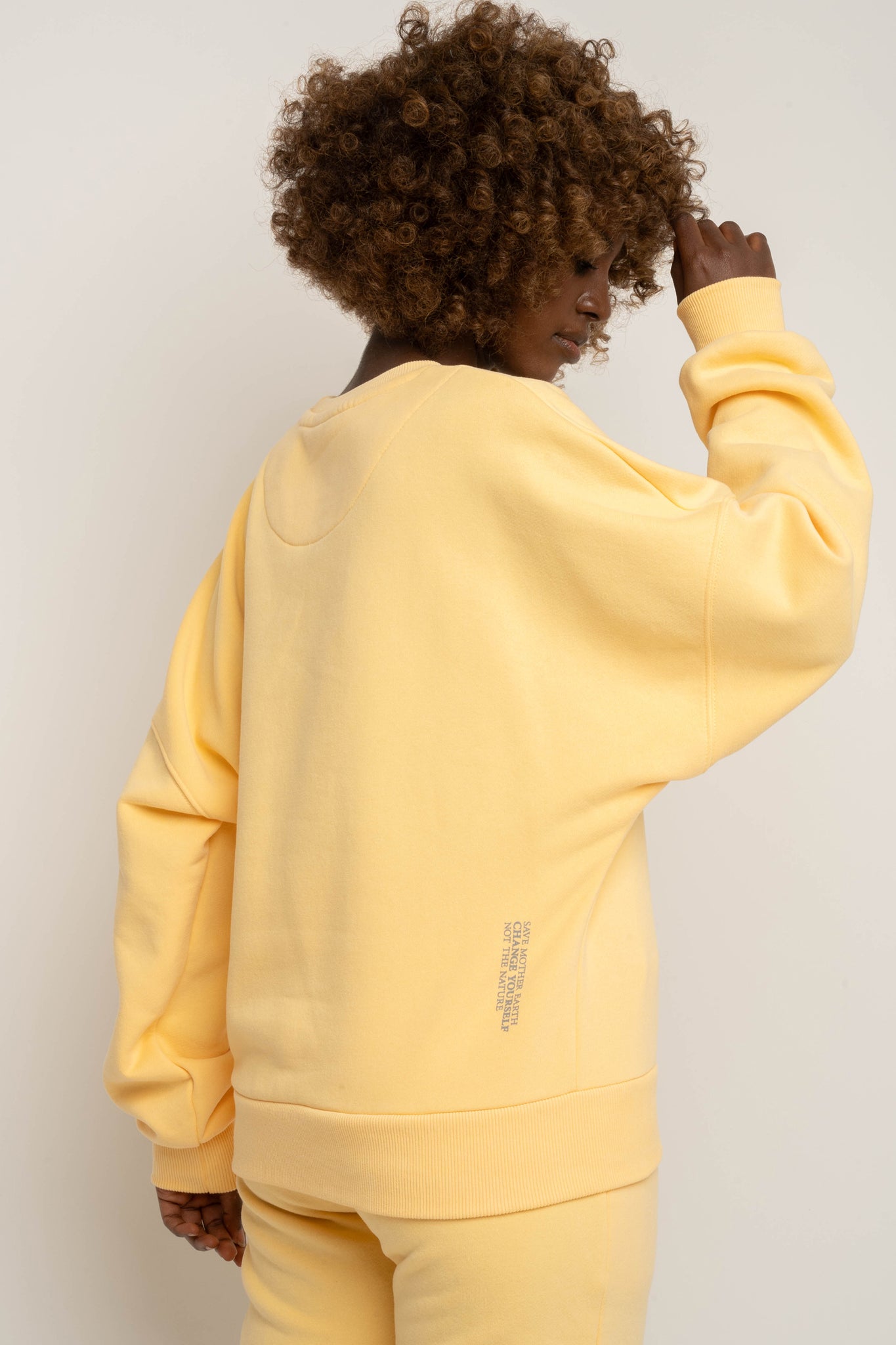BLUZA TYPU CREWNECK ŻÓŁTA - OZARK