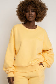 BLUZA TYPU CREWNECK ŻÓŁTA - OZARK