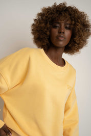 BLUZA TYPU CREWNECK ŻÓŁTA - OZARK