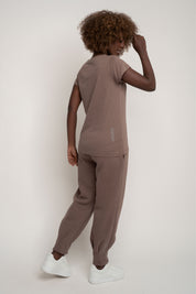 WOMEN'S T-SHIRT CAPPUCCINO - SALINA