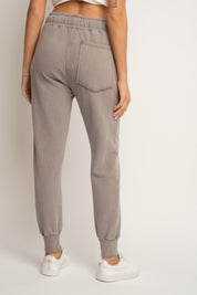 WASHED MOCCA JOGGER SWEATPANTS - ODENSE