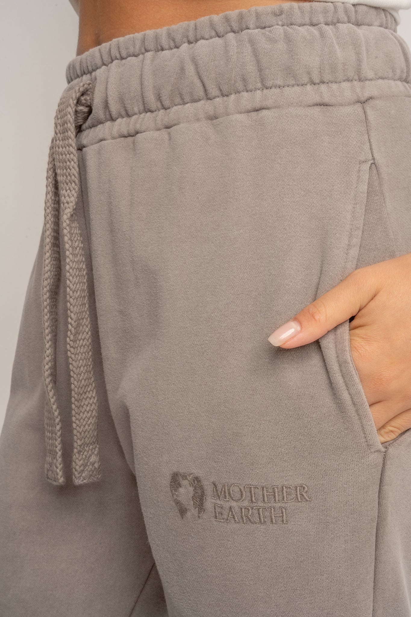 WASHED MOCCA JOGGER SWEATPANTS - ODENSE