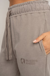 WASHED MOCCA JOGGER SWEATPANTS - ODENSE