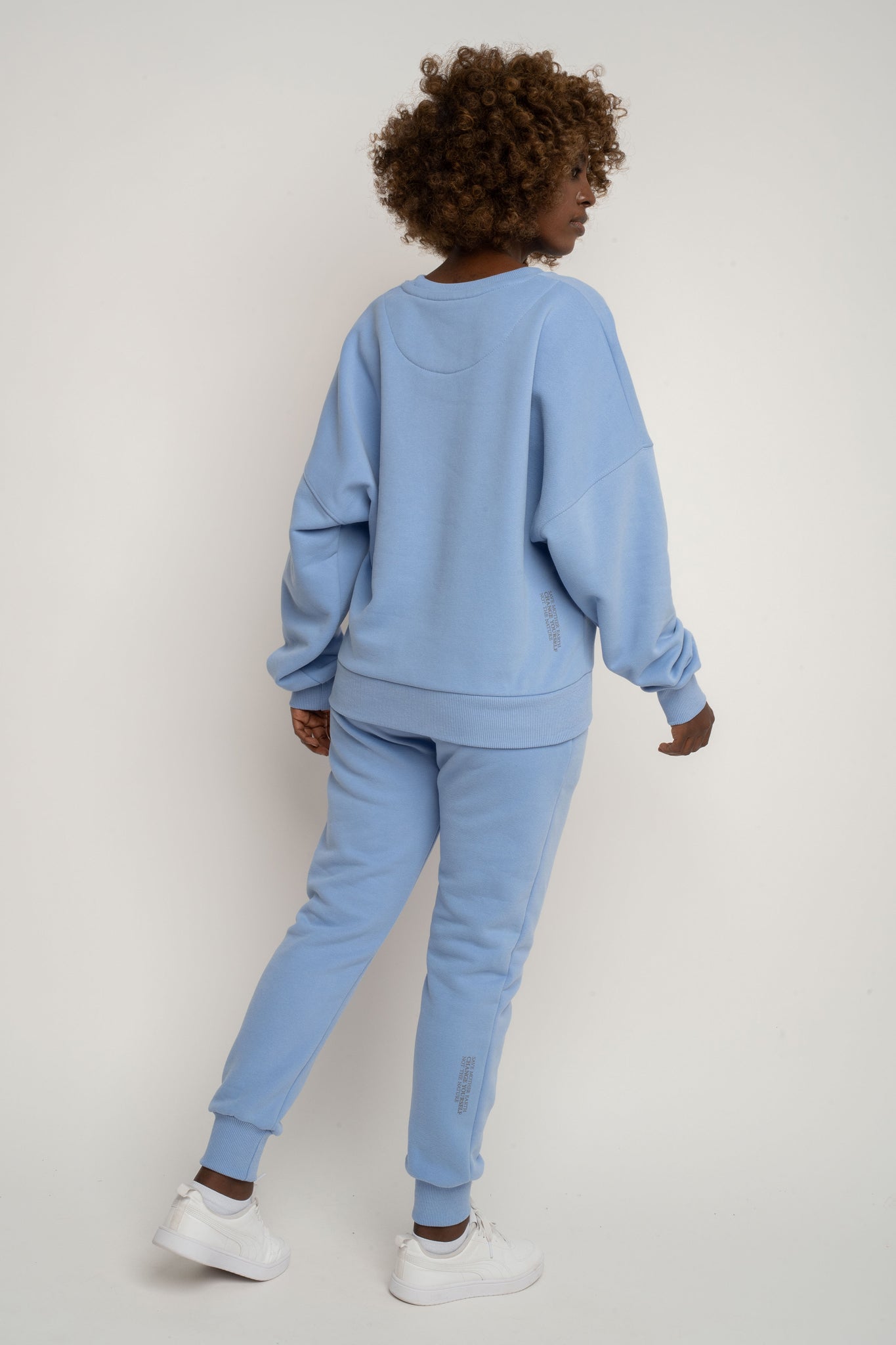 BLUZA TYPU CREWNECK BŁĘKITNA - OZARK