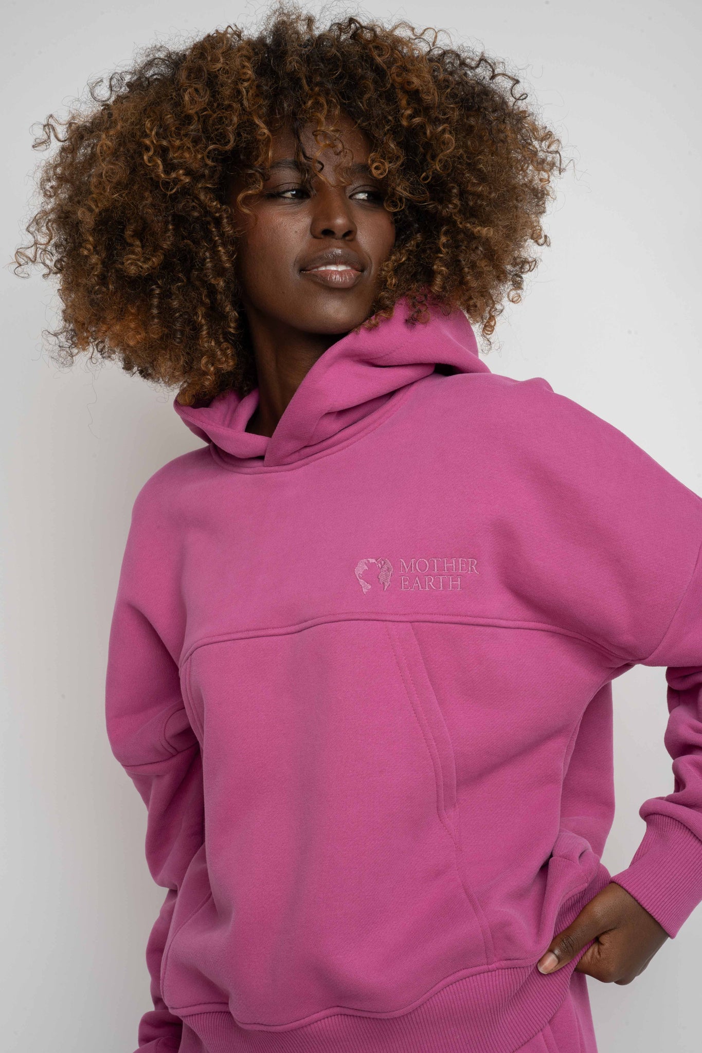 BLUZA Z KAPTUREM 2nd DROP RÓŻOWA - MURIA