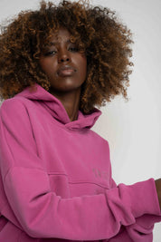 BLUZA Z KAPTUREM 2nd DROP RÓŻOWA - MURIA