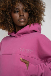 BLUZA Z KAPTUREM 2nd DROP RÓŻOWA - MURIA