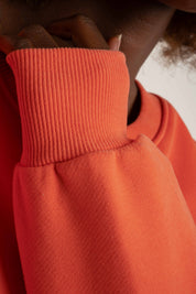 BLUZA TYPU CREWNECK POMARAŃCZOWA - OZARK