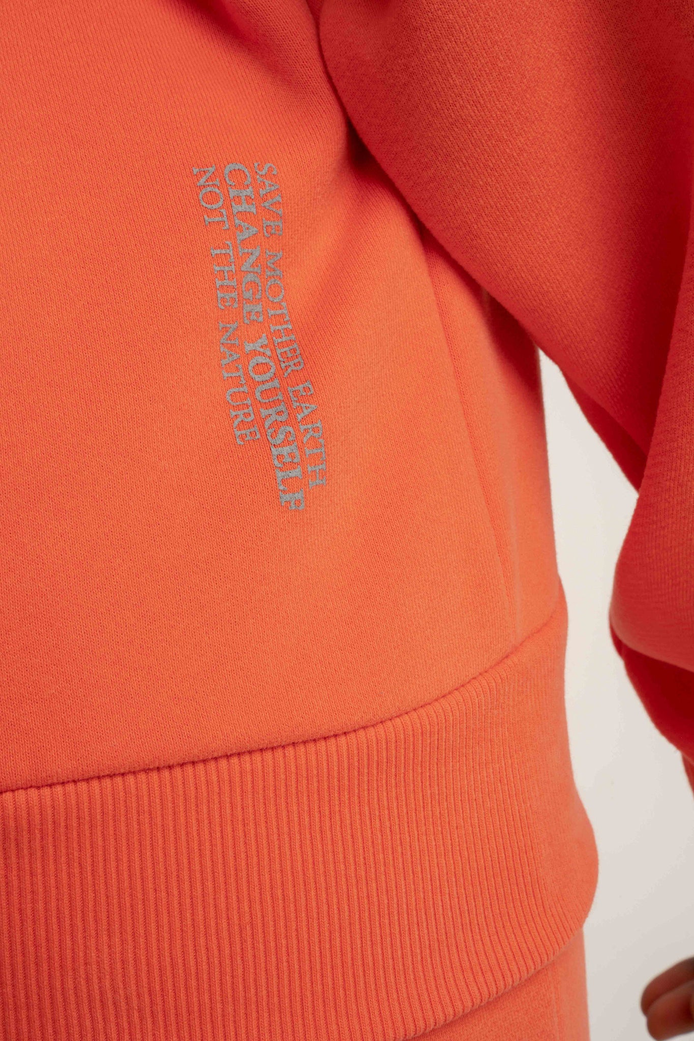 BLUZA TYPU CREWNECK POMARAŃCZOWA - OZARK