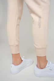 LIGHT BEIGE JOGGER TROUSERS - BEGERA