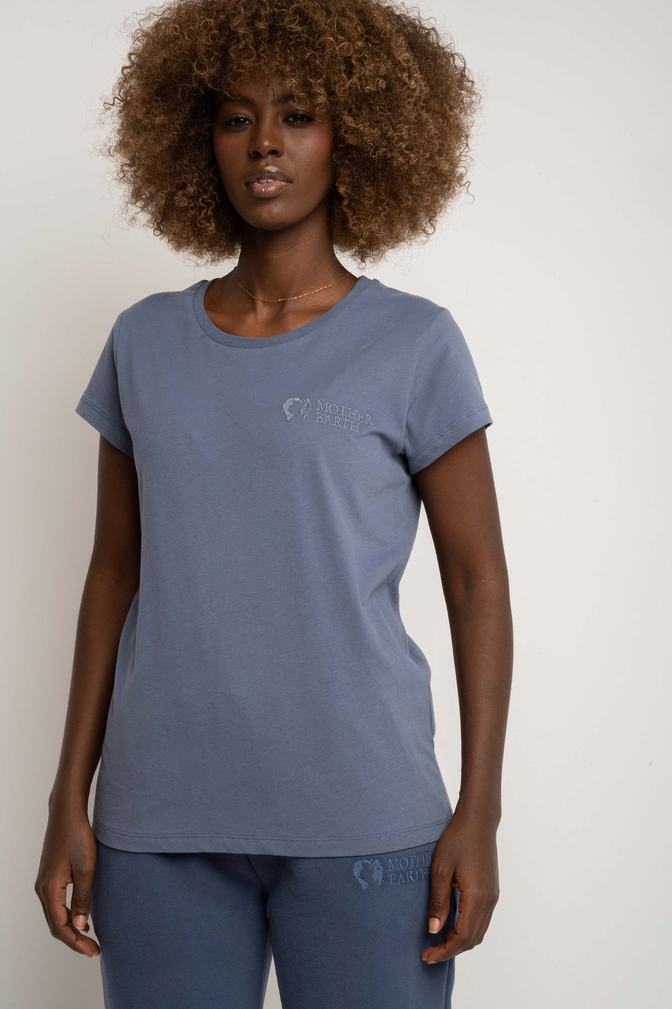 T-SHIRT DAMSKI GRANATOWY - SALINA