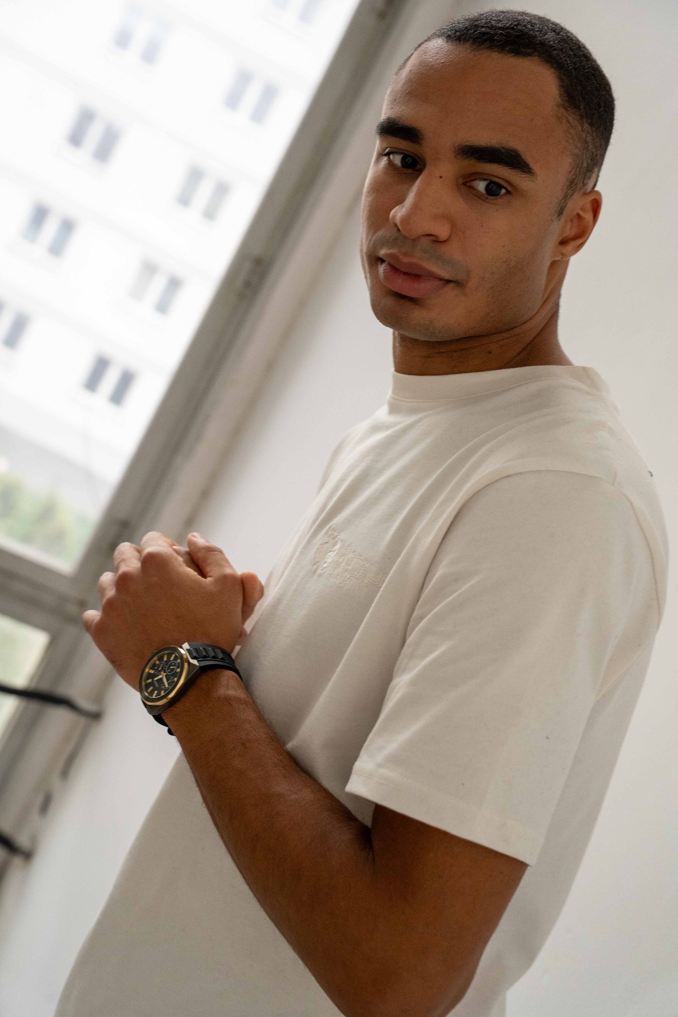 T-SHIRT MĘSKI ECRU - OAHU