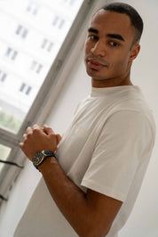 T-SHIRT MĘSKI ECRU - OAHU