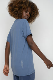 T-SHIRT DAMSKI GRANATOWY- MORAINE