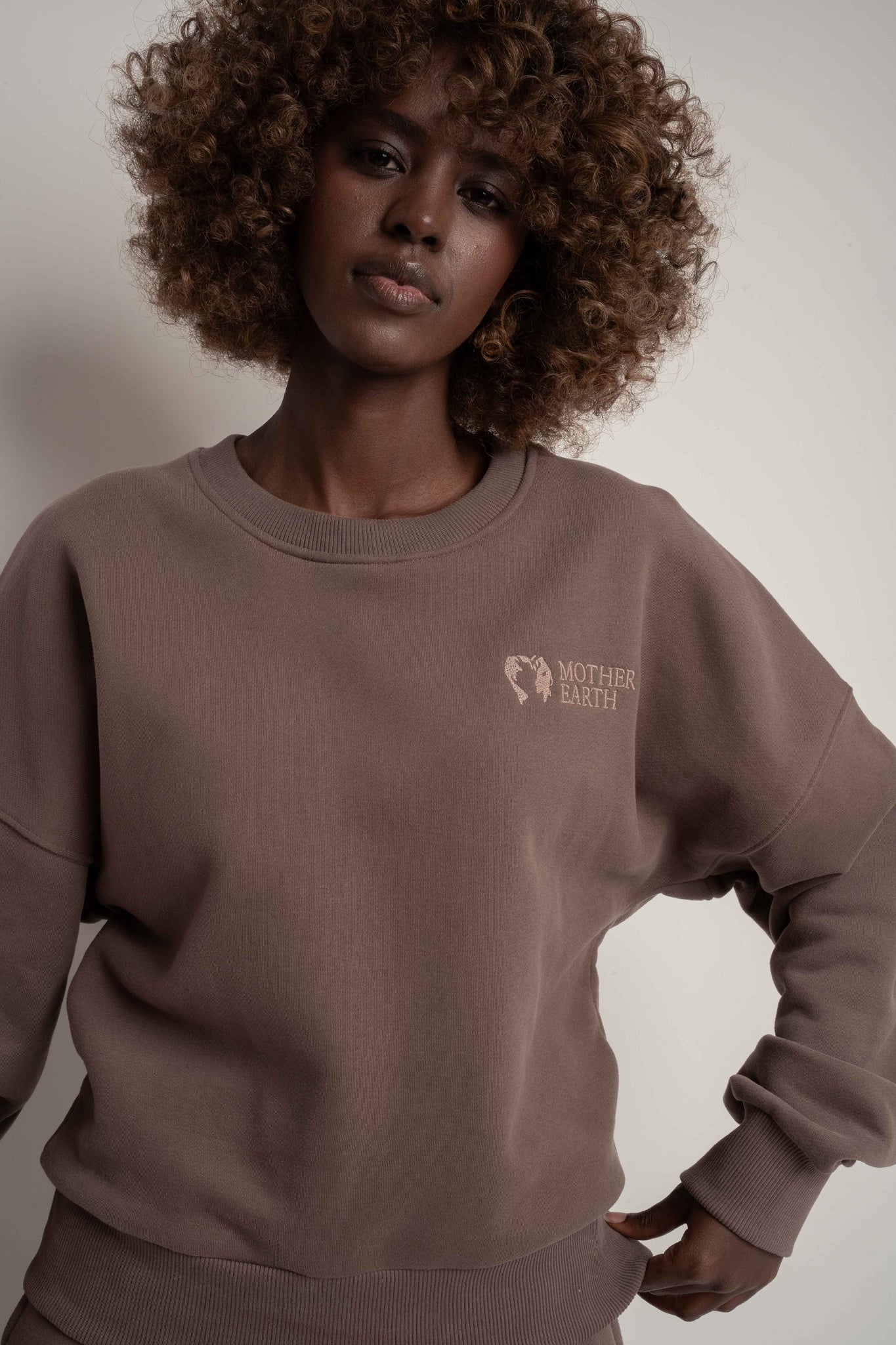 BLUZA TYPU CREWNECK CAPPUCCINO - OZARK