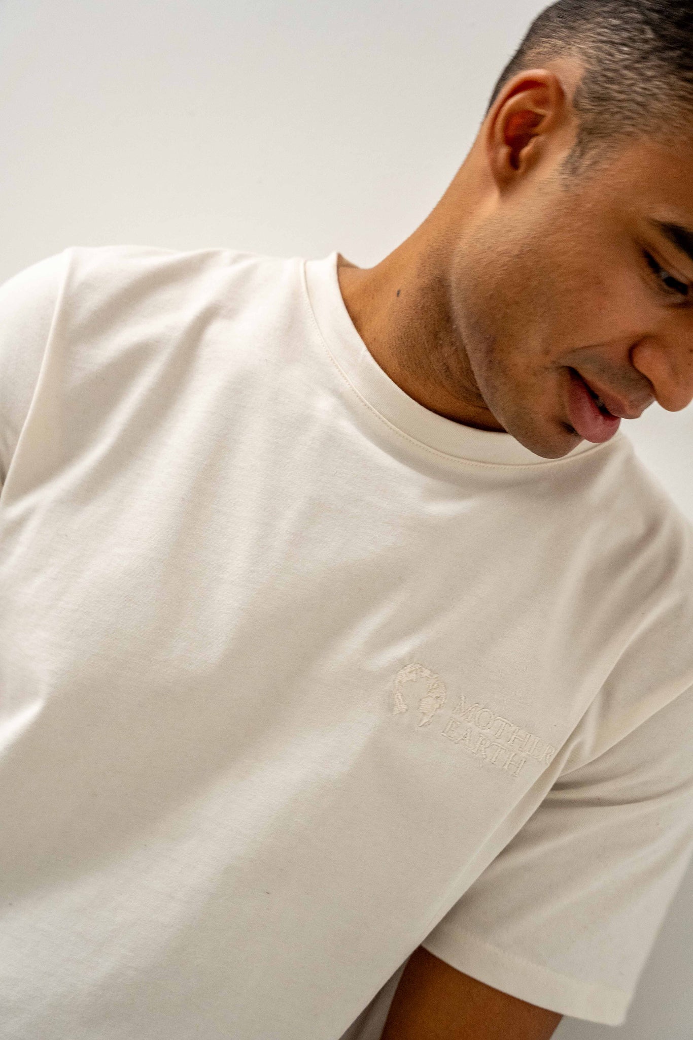 T-SHIRT MĘSKI ECRU - OAHU