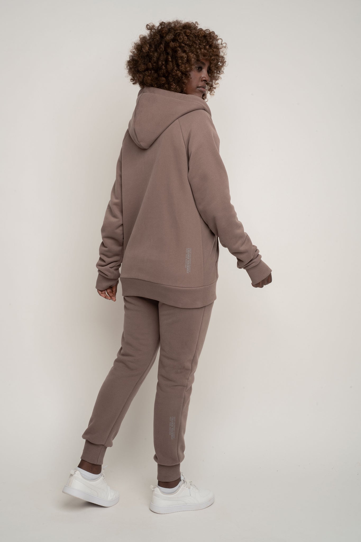 ROZPINANA BLUZA Z KAPTUREM CAPPUCCINO - ZANZIBAR