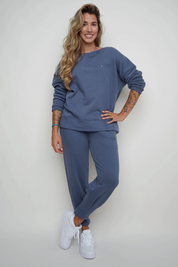 OVERSIZE NAVY BLUE TRACKSUIT - AYSE