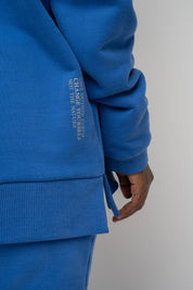 BLUZA OVERSIZE Z SZEROKIM DEKOLTEM CHABROWY  - MULL