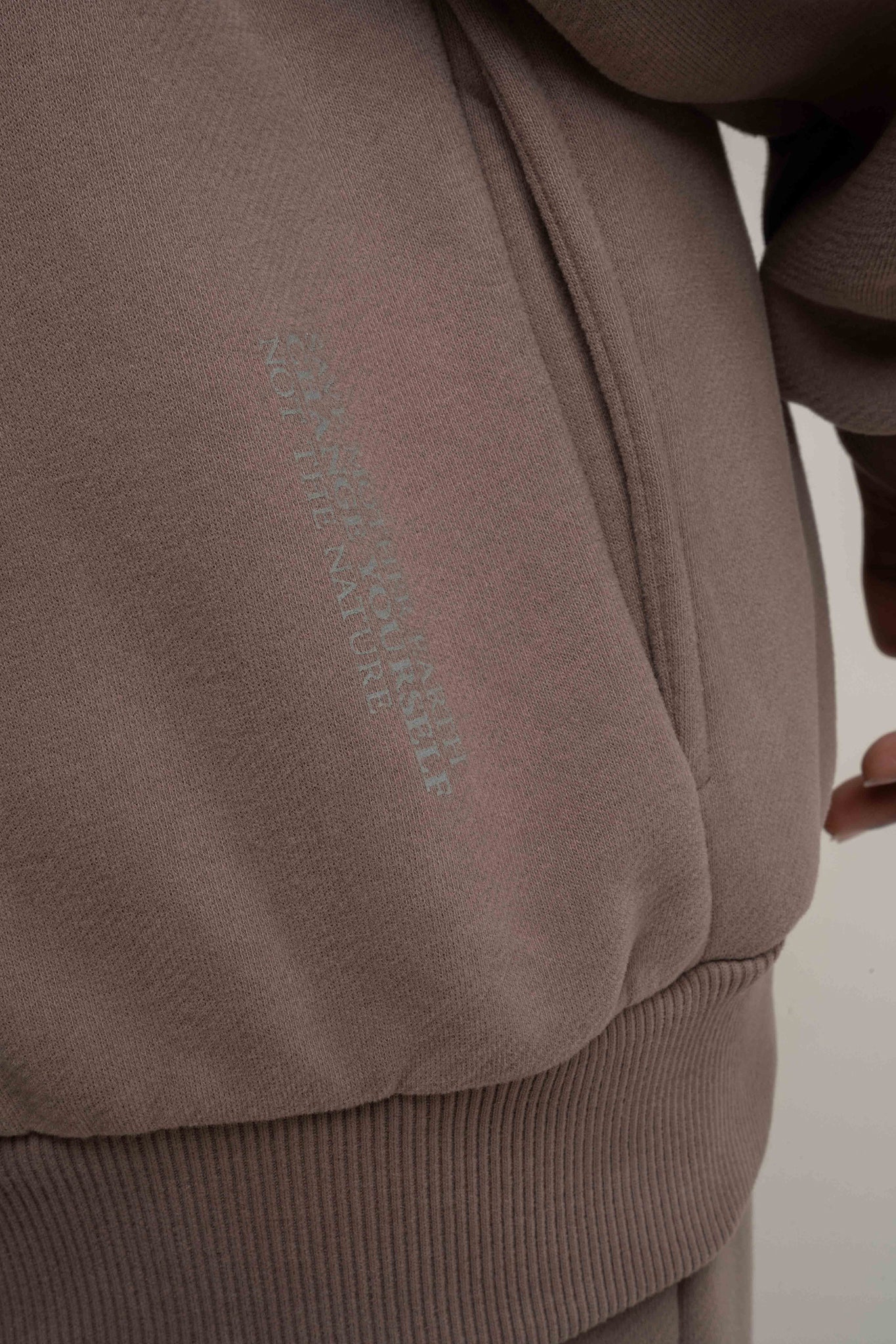 BLUZA Z KAPTUREM ROZPINANA CAPPUCCINO - NIKO