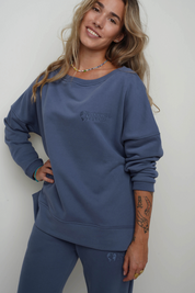 OVERSIZE NAVY BLUE TRACKSUIT - AYSE