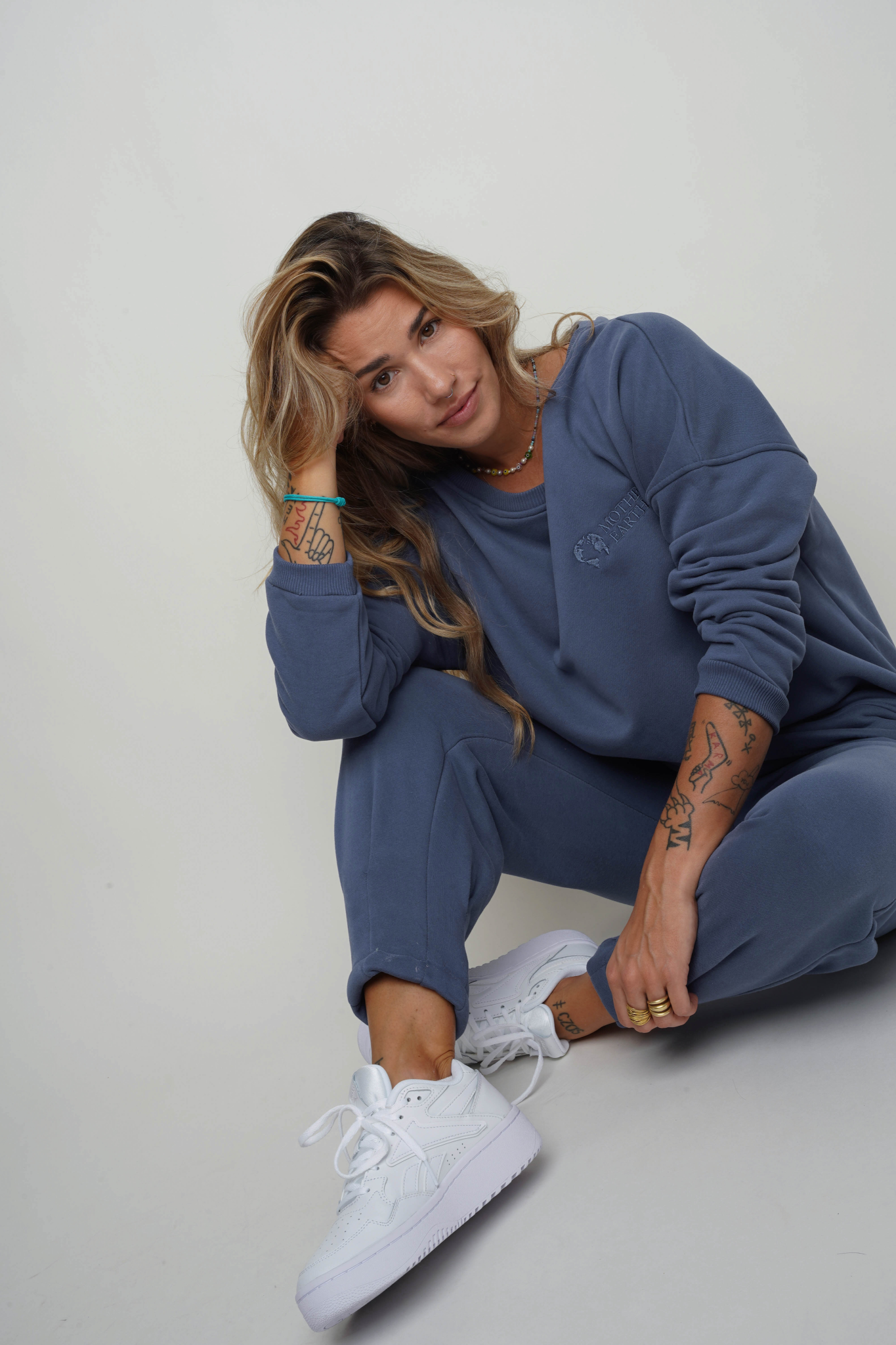 OVERSIZE NAVY BLUE TRACKSUIT - AYSE