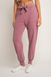 WASHED TURQUOISE JOGGER SWEATPANTS - ODENSE
