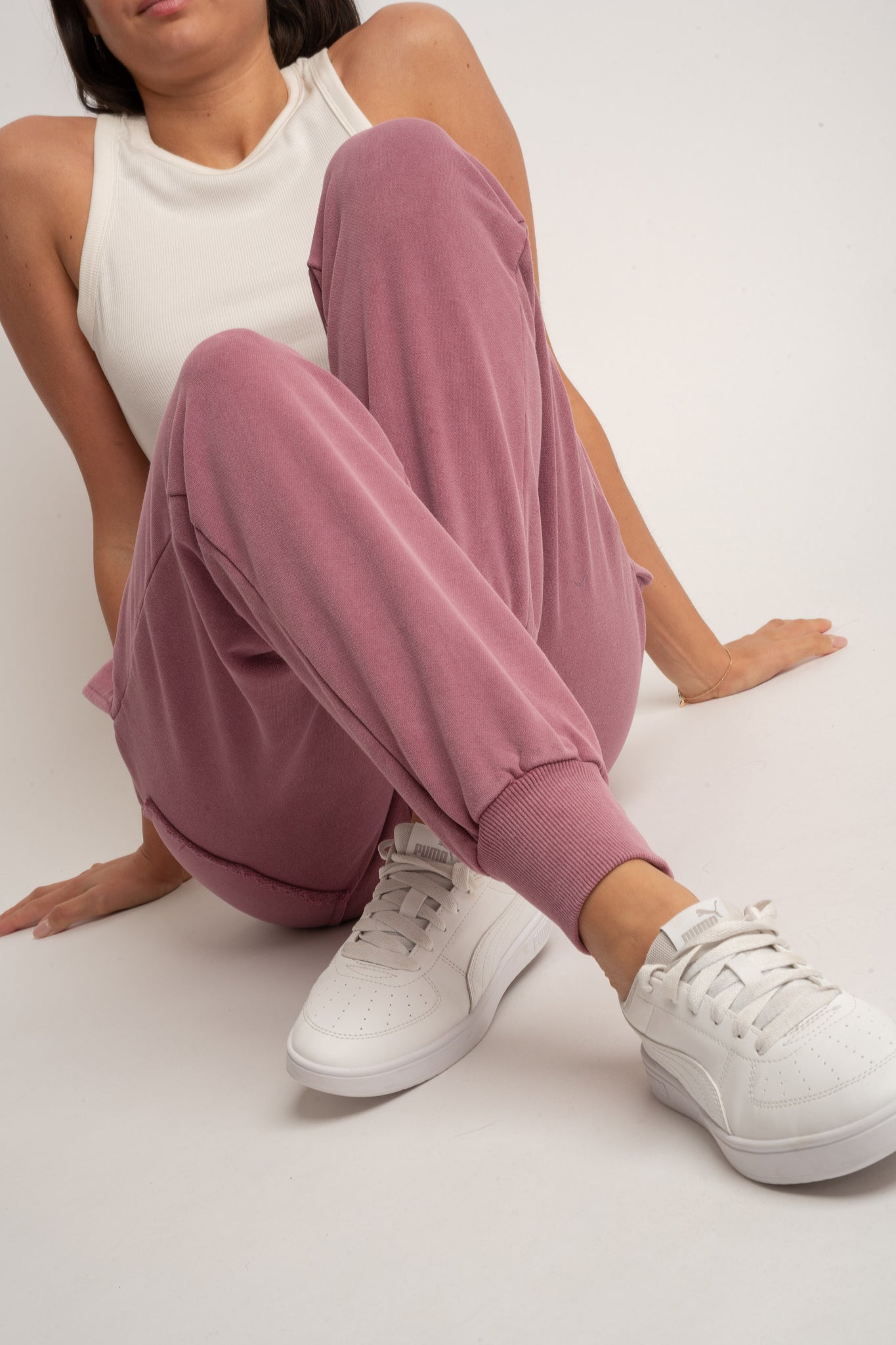 WASHED TURQUOISE JOGGER SWEATPANTS - ODENSE