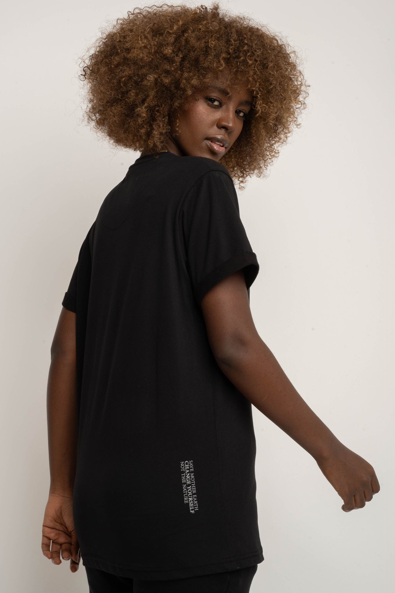 T-SHIRT DAMSKI CZARNY  - TULUM