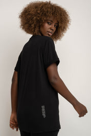 T-SHIRT DAMSKI CZARNY  - TULUM