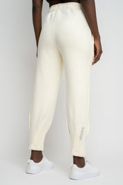 ECRU TAPERED LEGS SWEATPANTS - ANACAPA