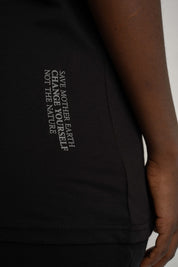 T-SHIRT DAMSKI CZARNY  - TULUM