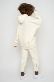 ECRU TAPERED LEGS SWEATPANTS - ANACAPA