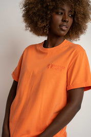WOMEN'S ORANGE T-SHIRT - TULUM