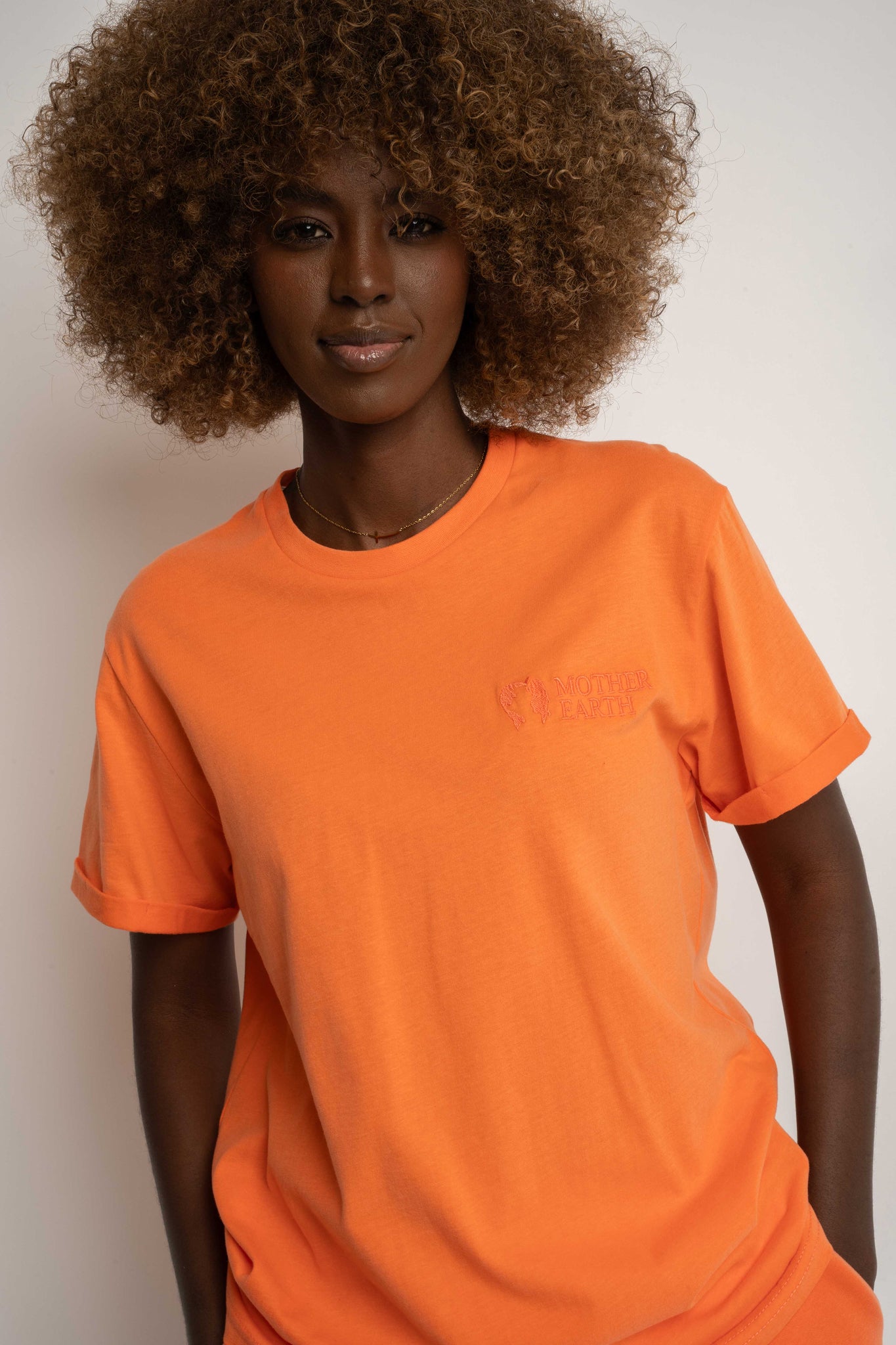 WOMEN'S ORANGE T-SHIRT - TULUM